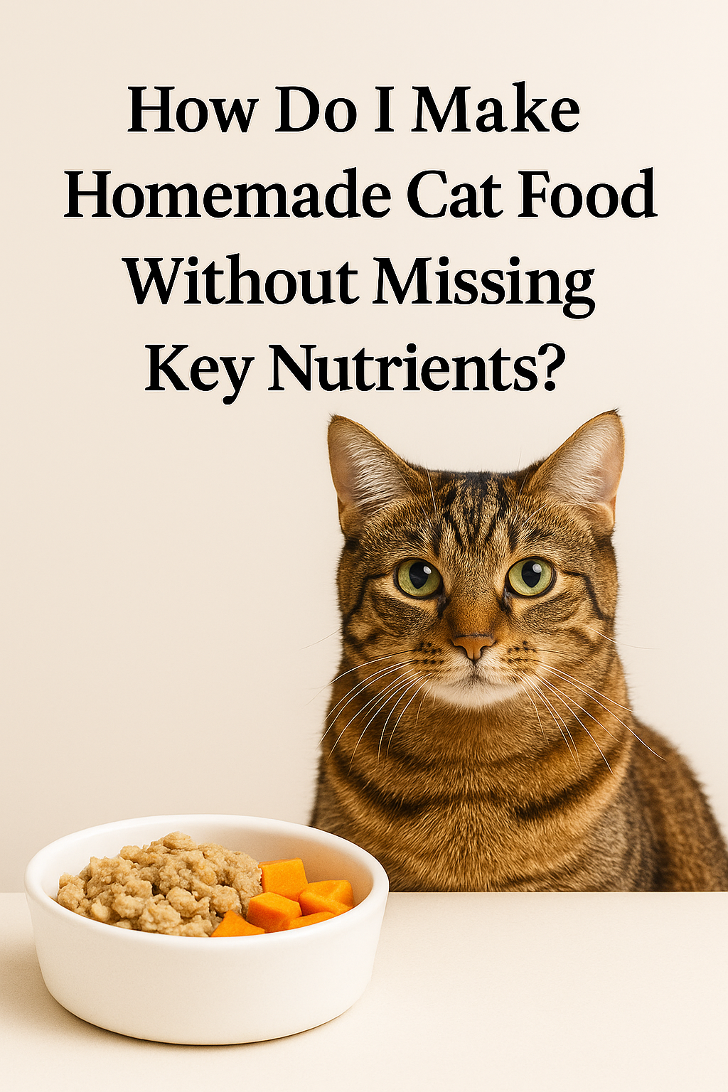 How Do I Make Homemade Cat Food Without Missing Key Nutrients?